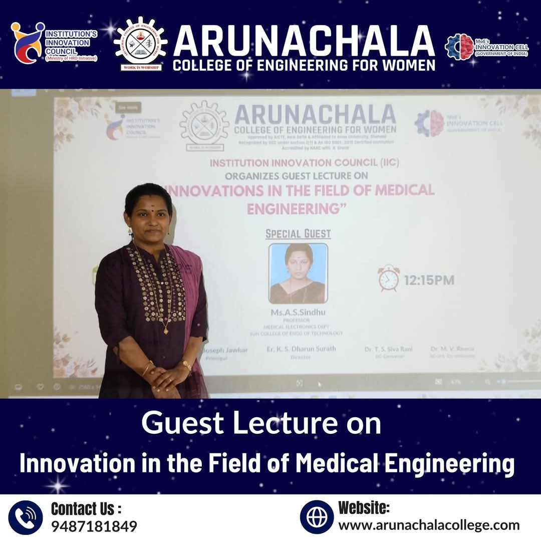 Guest Lecturer on Innovation in The Field of Medical Engineering